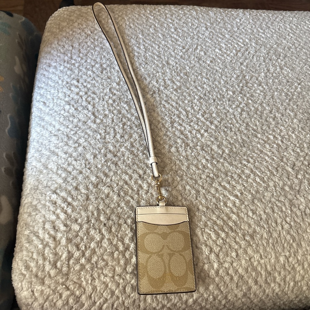 Gold Wristlet Card Holder